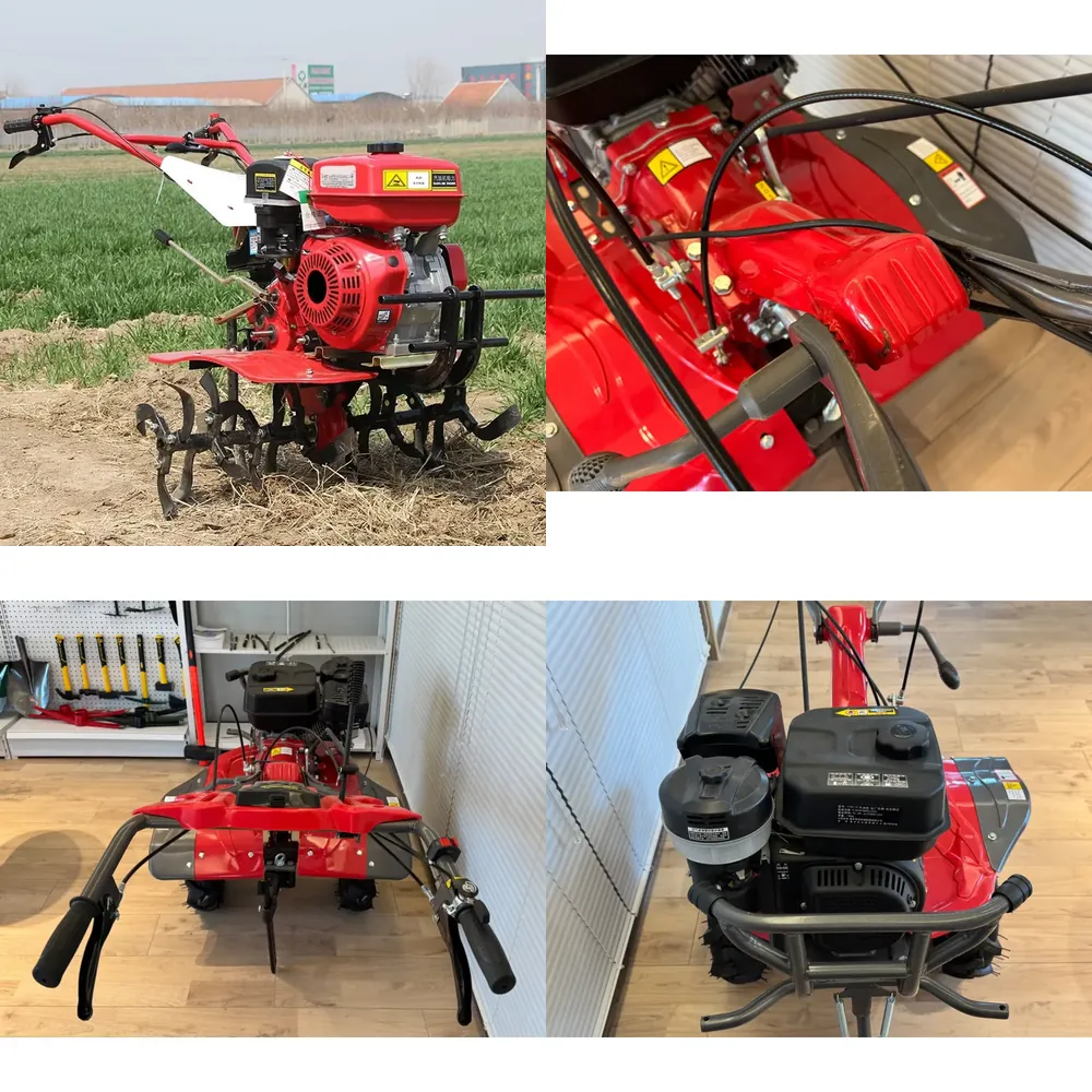 Garden Tiller Mini - 7HP Two-wheel Drive Mini Power Tiller