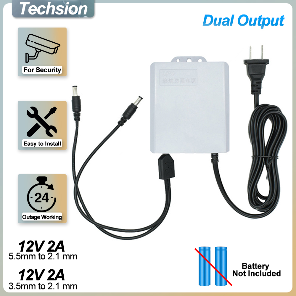 Ups Power Supply Outdoor - Dual Output 12V 2A UPS Monitoring