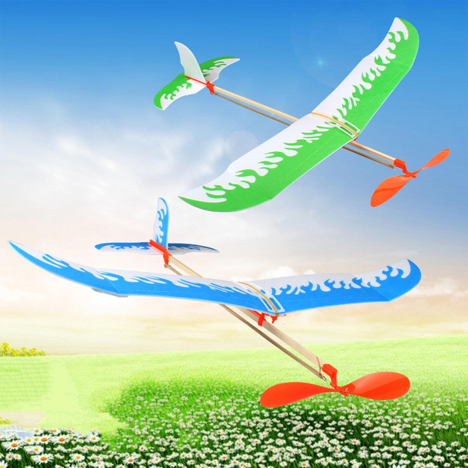 Outdoor Power Kit - Rubber Band Airplanes Powered Glider Aircraft