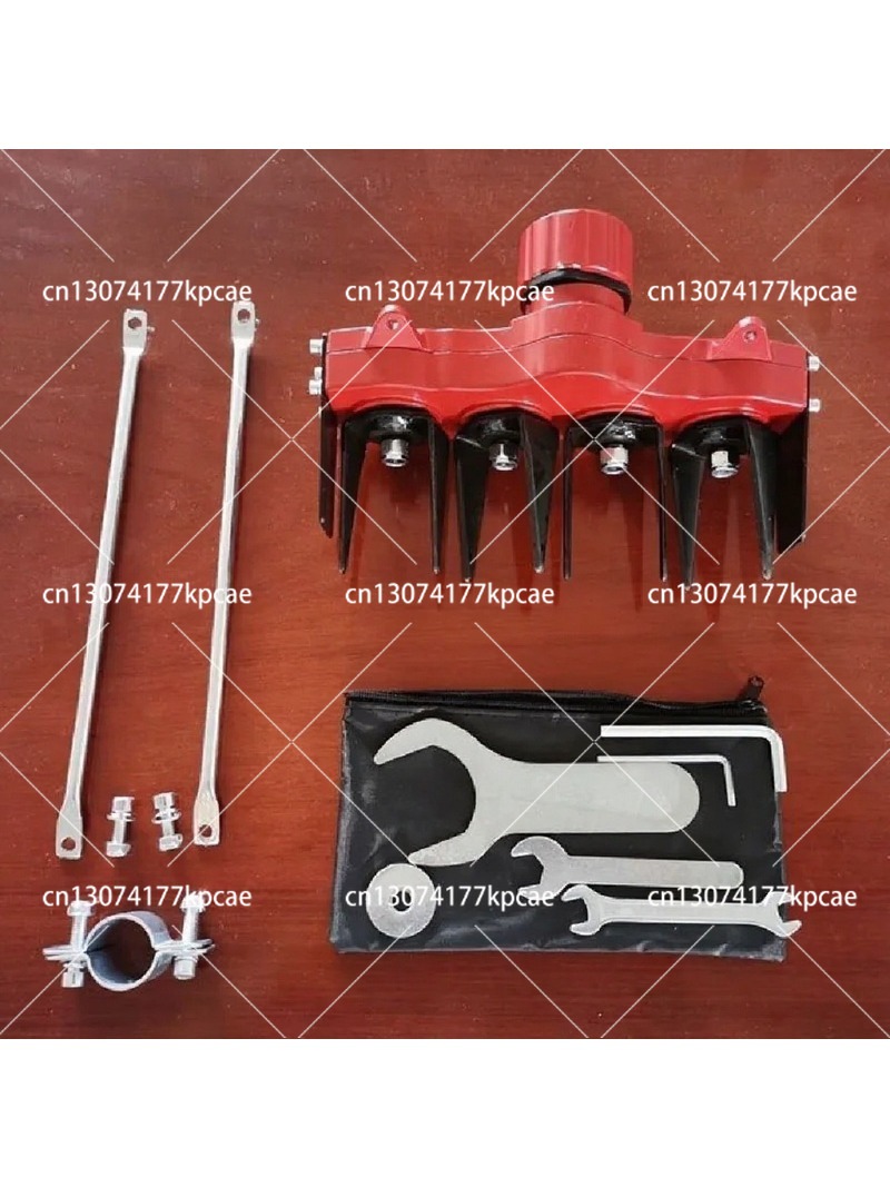 Garden Tiller Mini - Universal Multi-Tooth Working Head, 2/4-Blade Soil