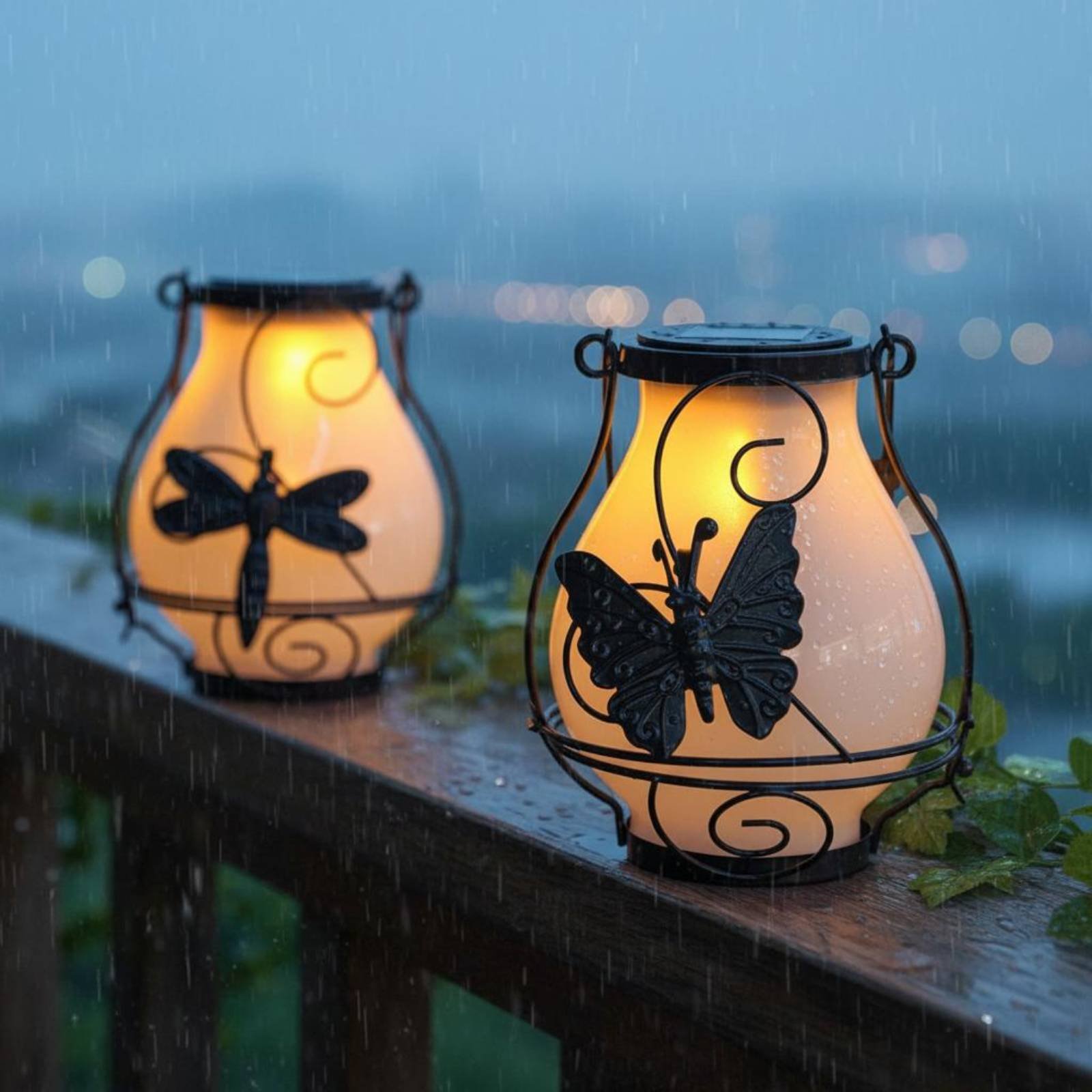Outdoor Powerwall - Solar Butterfly Lantern Waterproof Butterfly Solar