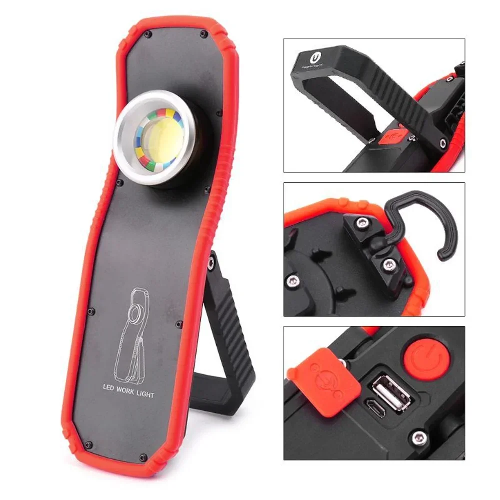 Outdoor Power Repair - Portable LED Flashlight 60W COB Magnetic