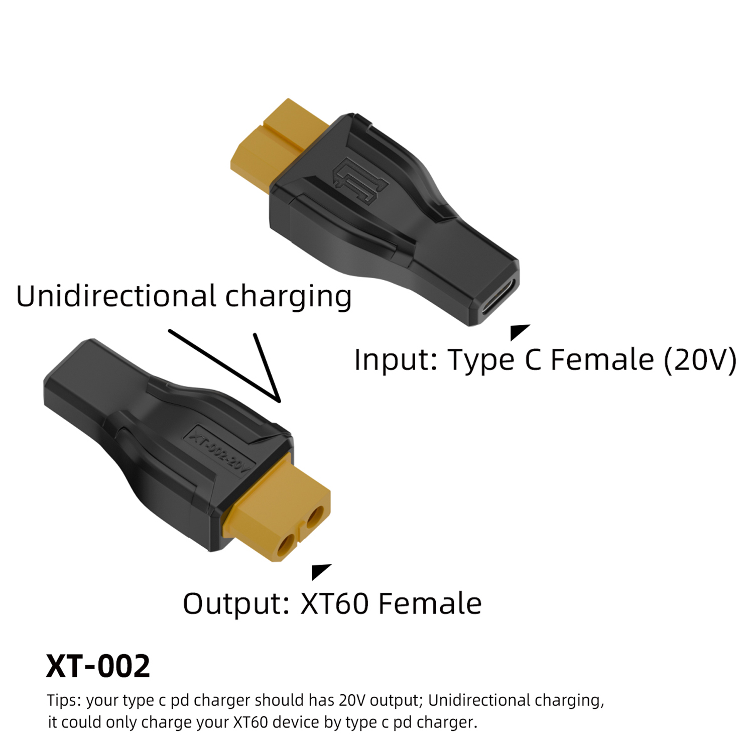 Outdoor Usb Power Adapter - USB C to XT60 Adapter Converter