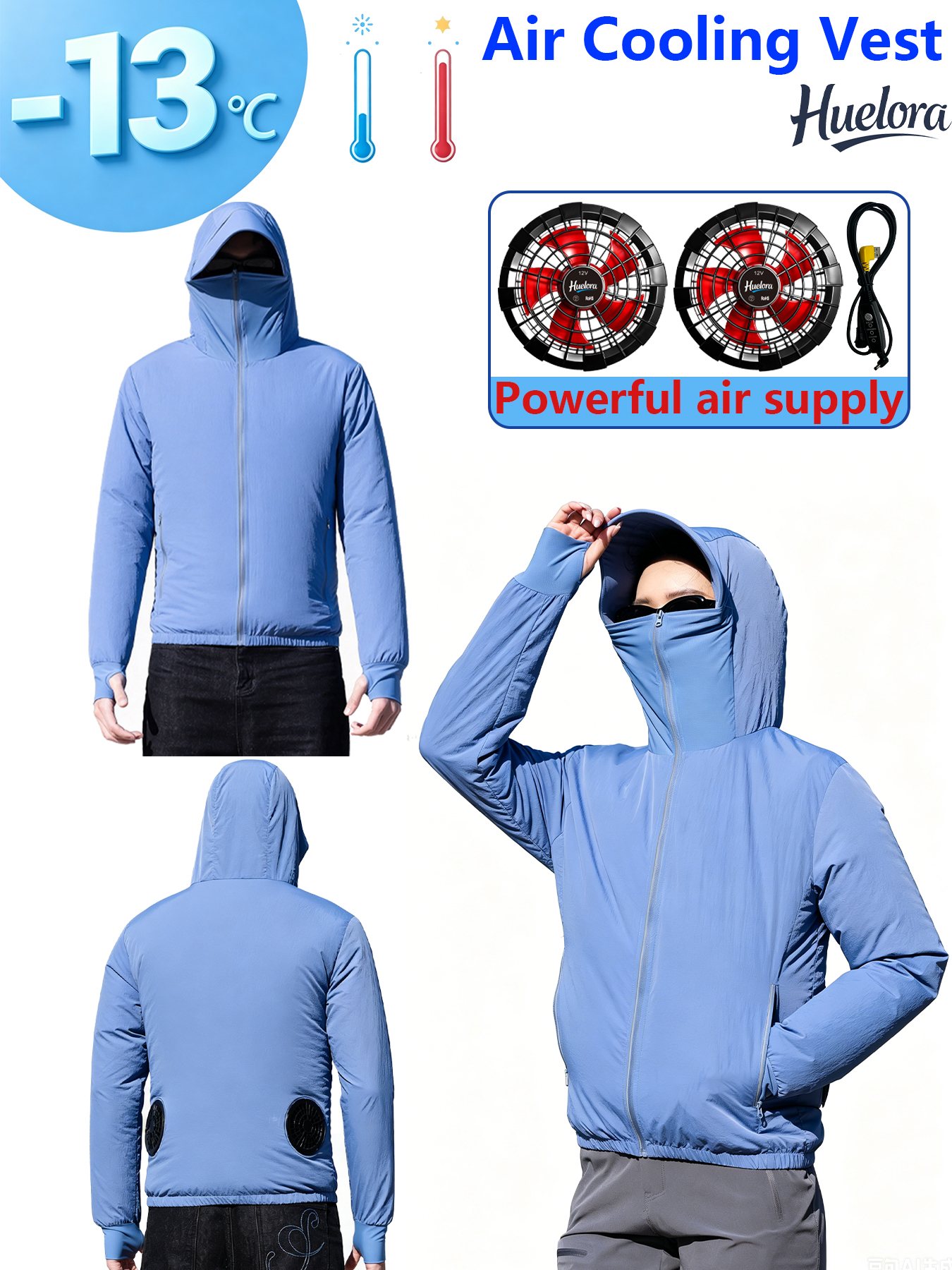 12V 3-Speed Hooded Air Cooling - Outdoor Power Works review and price
