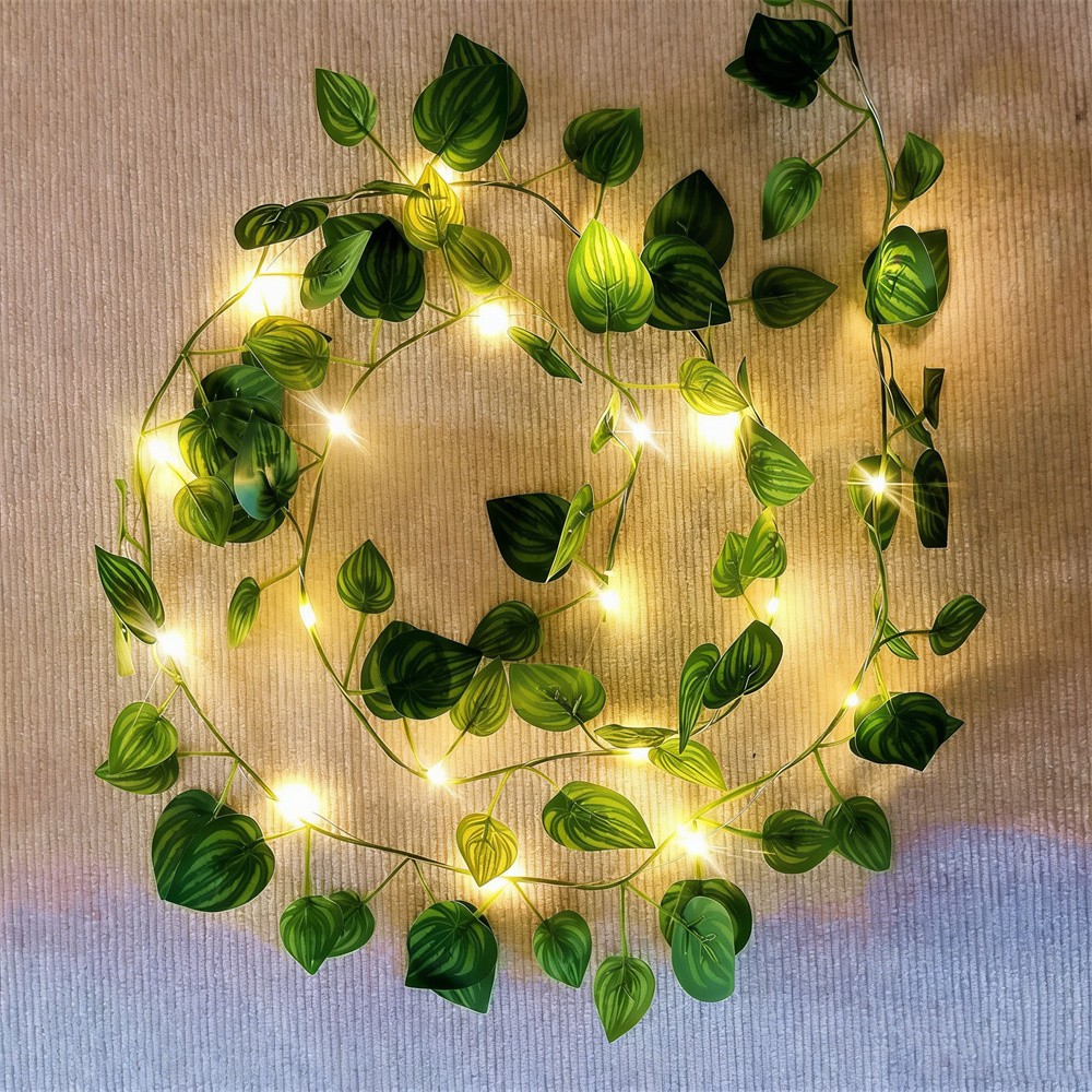 LED Green Rattan Leaf Fairy Li - Outdoor Power For Wedding review and price
