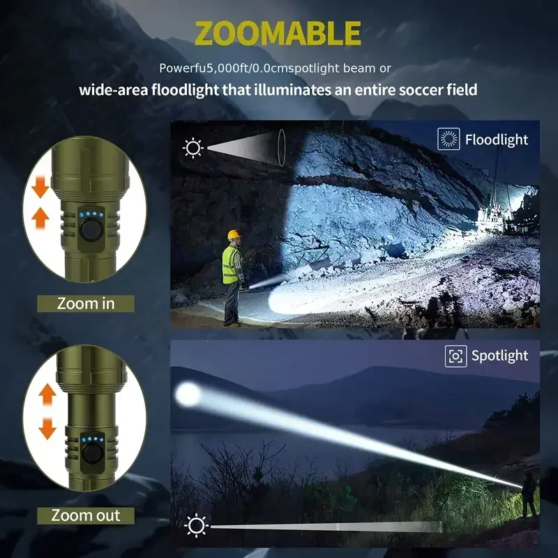 Bright Zoomable Flashlight w/  - Outdoor Powerbank review and price