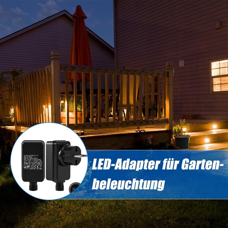 12V/1A LED Power Supply, Plug  - Outdoor Use Power Strip review and price