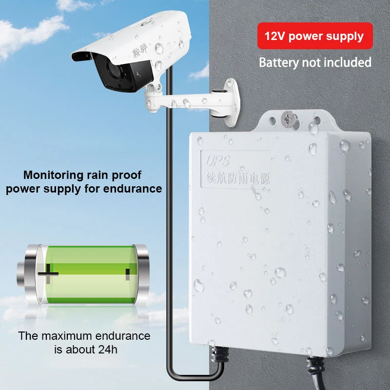 Dual Output 12V 2A UPS Monitor - Ups Power Supply Outdoor review and price
