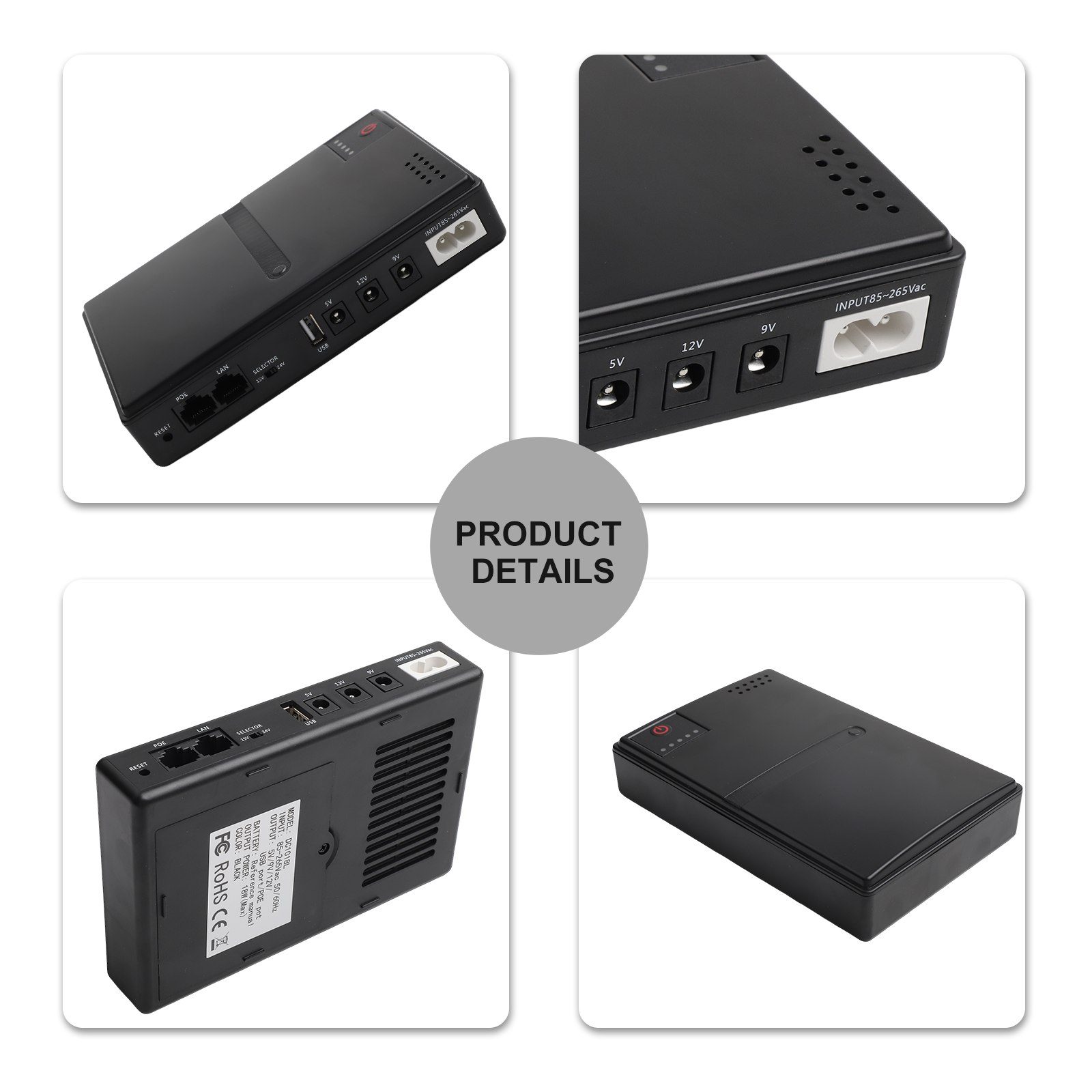 1018L 5V 9V 12V Backup DC UPS  - Ups Power Supply Outdoor review and price