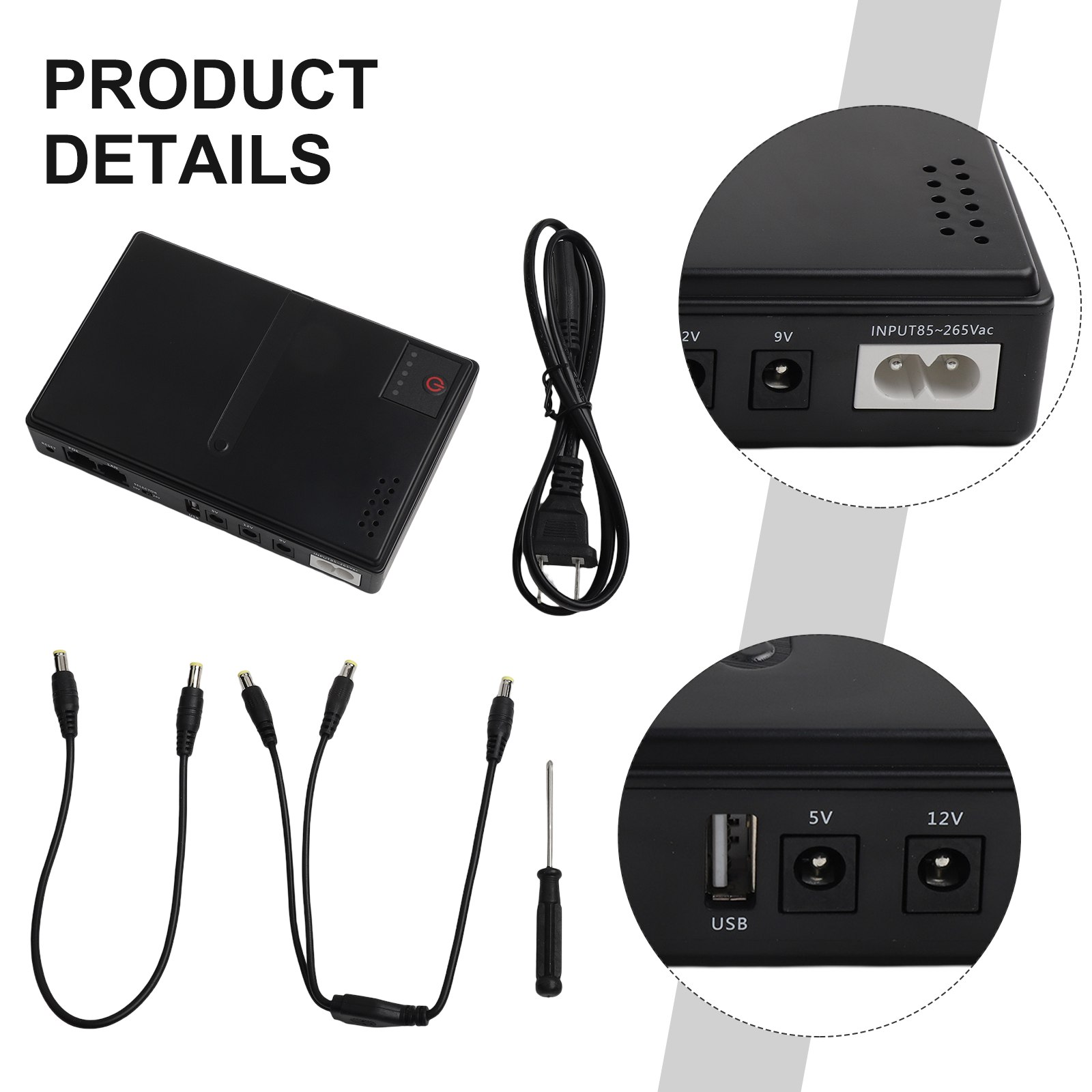 1018L 5V 9V 12V Backup DC UPS  - Ups Power Supply Outdoor review and price