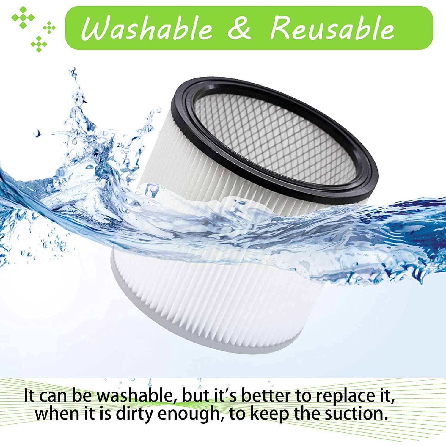 【AA86】Filter Replacement 90304 - Wet Dry Vacuum Shop review and price