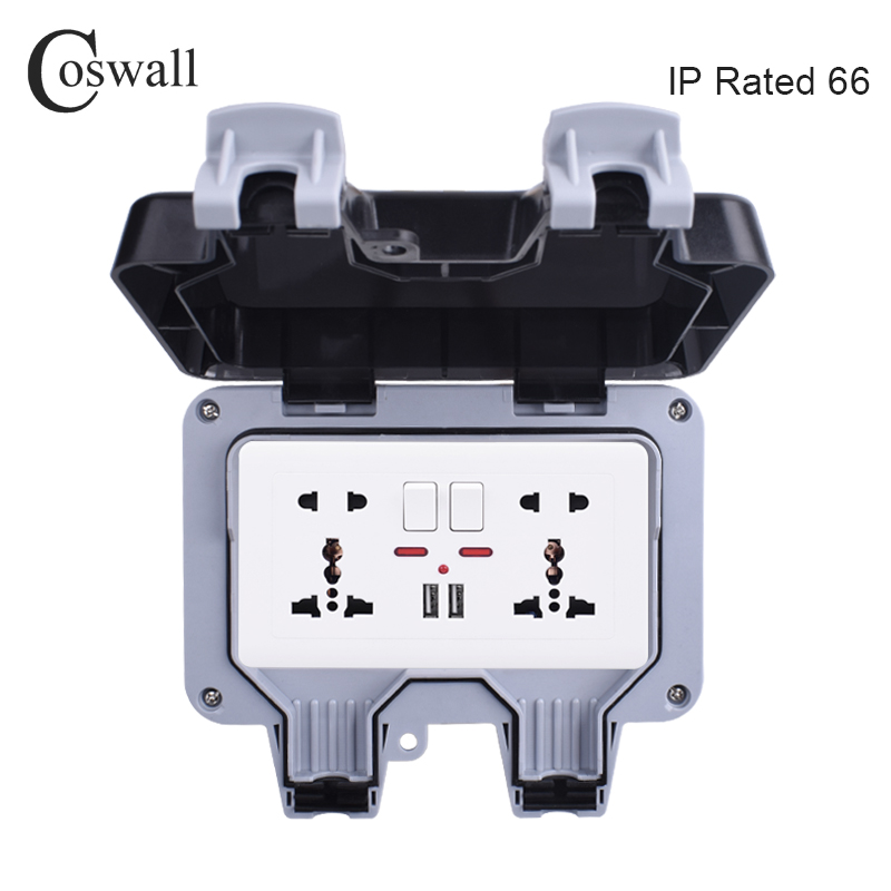 Coswall IP66 Weatherproof Wate - Outdoor Usb Power Adapter review and price