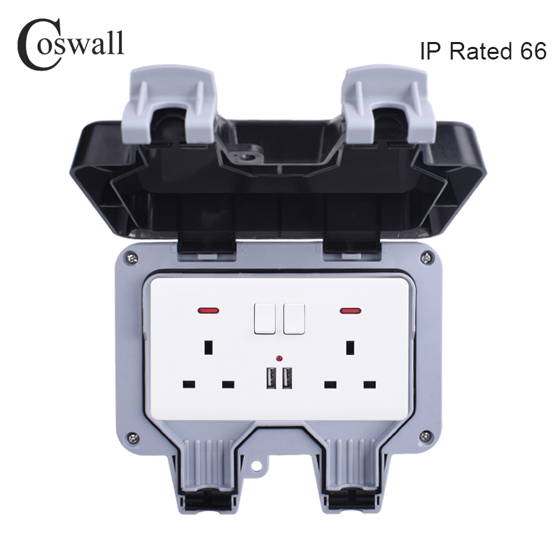 Coswall IP66 Weatherproof Wate - Outdoor Usb Power Adapter review and price