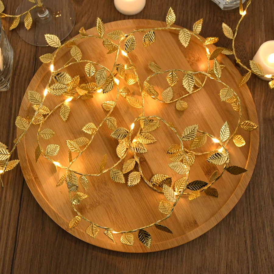 Golden Leaf Rattan Copper Wire - Outdoor Power For Wedding review and price