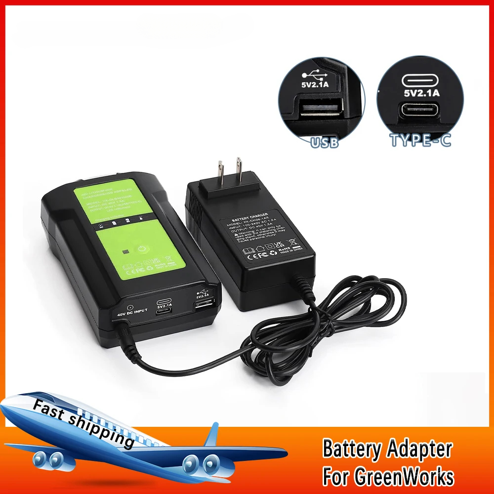 For GreenWorks 40V Lithium-ion - Outdoor Usb Power Adapter review and price