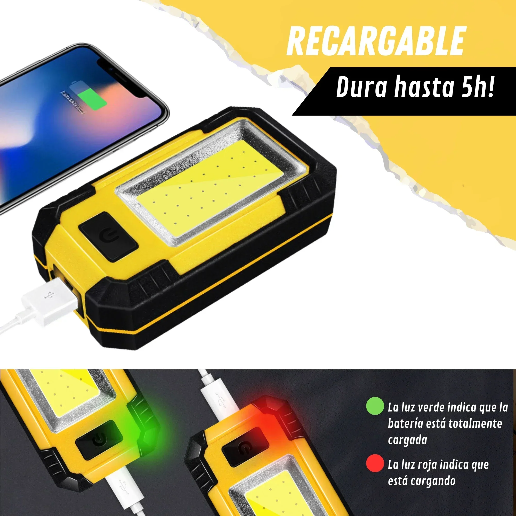 4000MaH Rechargeable Work Ligh - Outdoor Power Works review and price