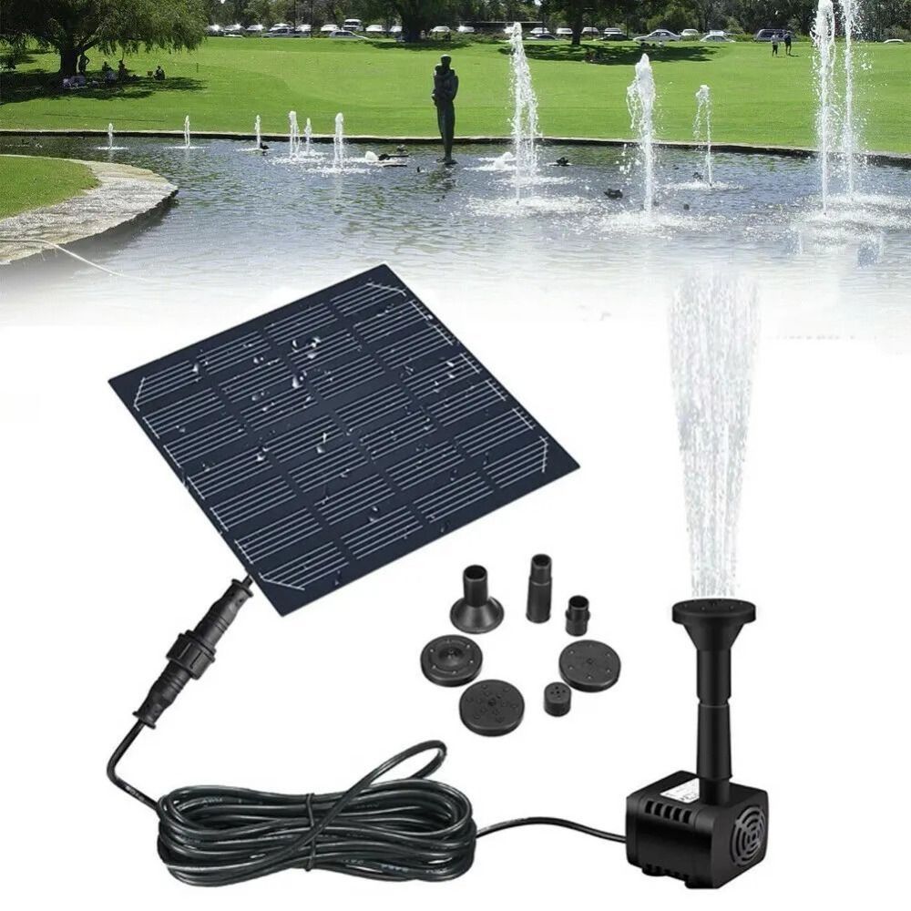 1.4W Mini Solar Fountain Pump  - Outdoor Power Kit review and price