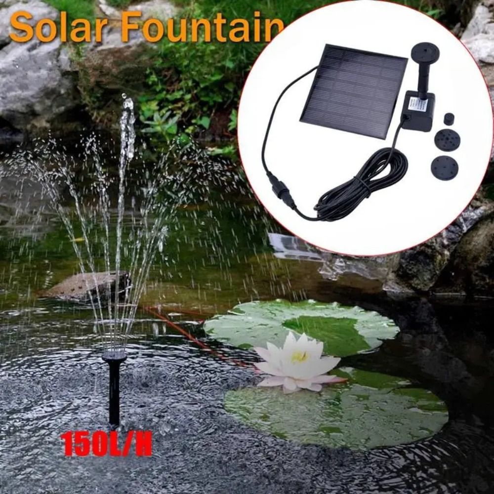 1.4W Mini Solar Fountain Pump  - Outdoor Power Kit review and price