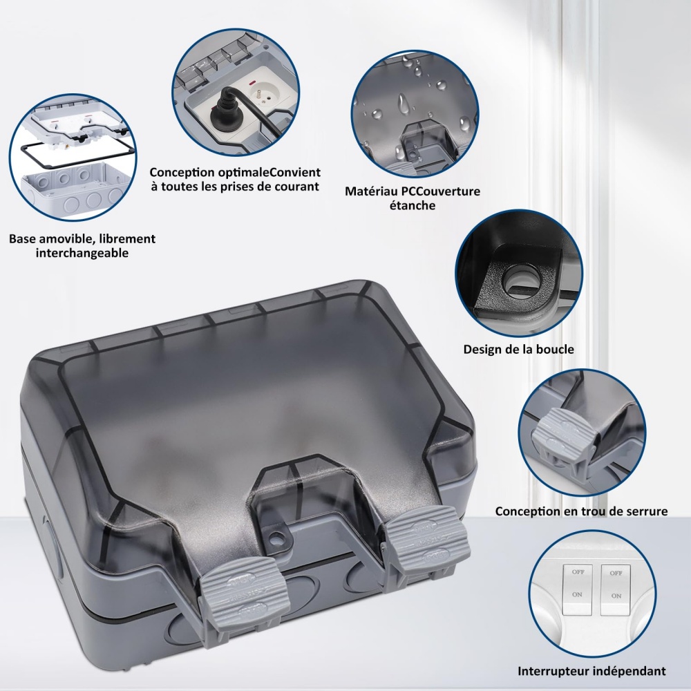 EIOMR France IP66 Weatherproof - Outdoor Usb Power Adapter review and price