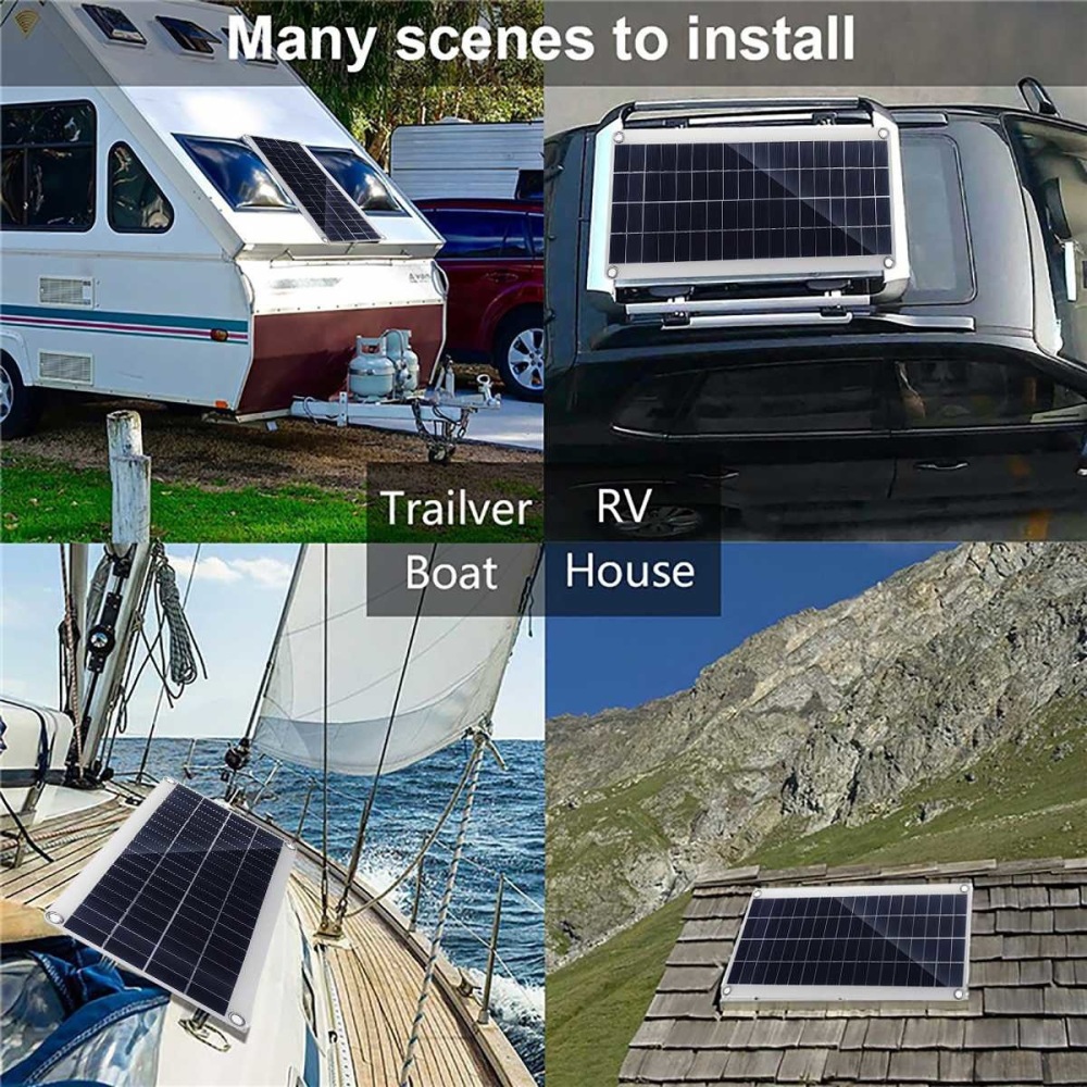 10W Solar Panel System For RV  - Outdoor Power Kit review and price