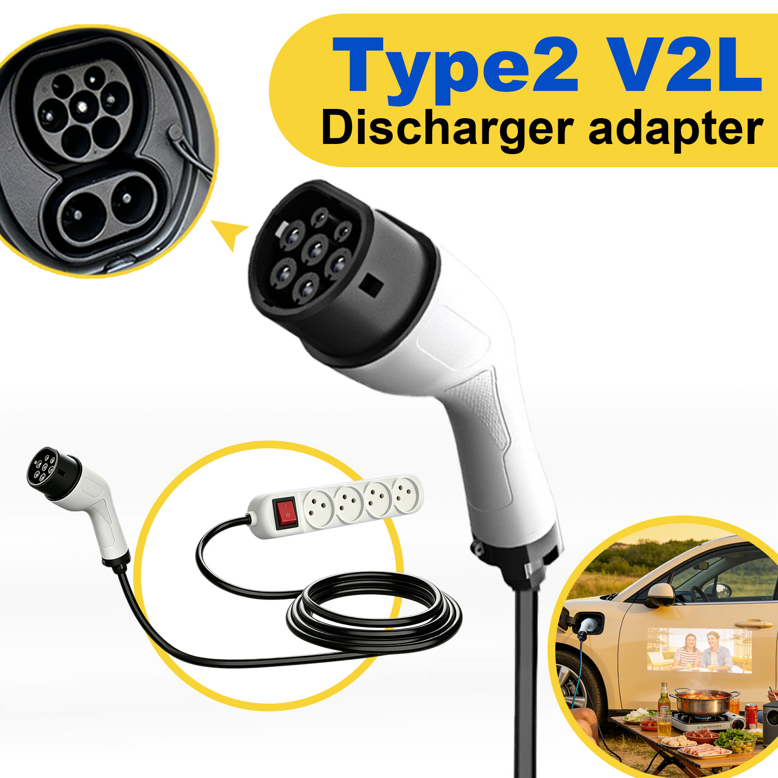 Type2 V2L Discharge Adapter Is - Outdoor Powerwall review and price