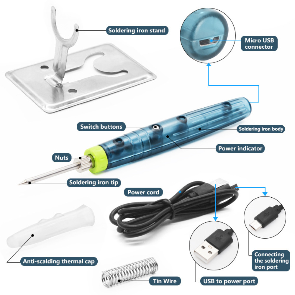 USB Powered 5V Mini Solder Iro - Outdoor Power Repair review and price