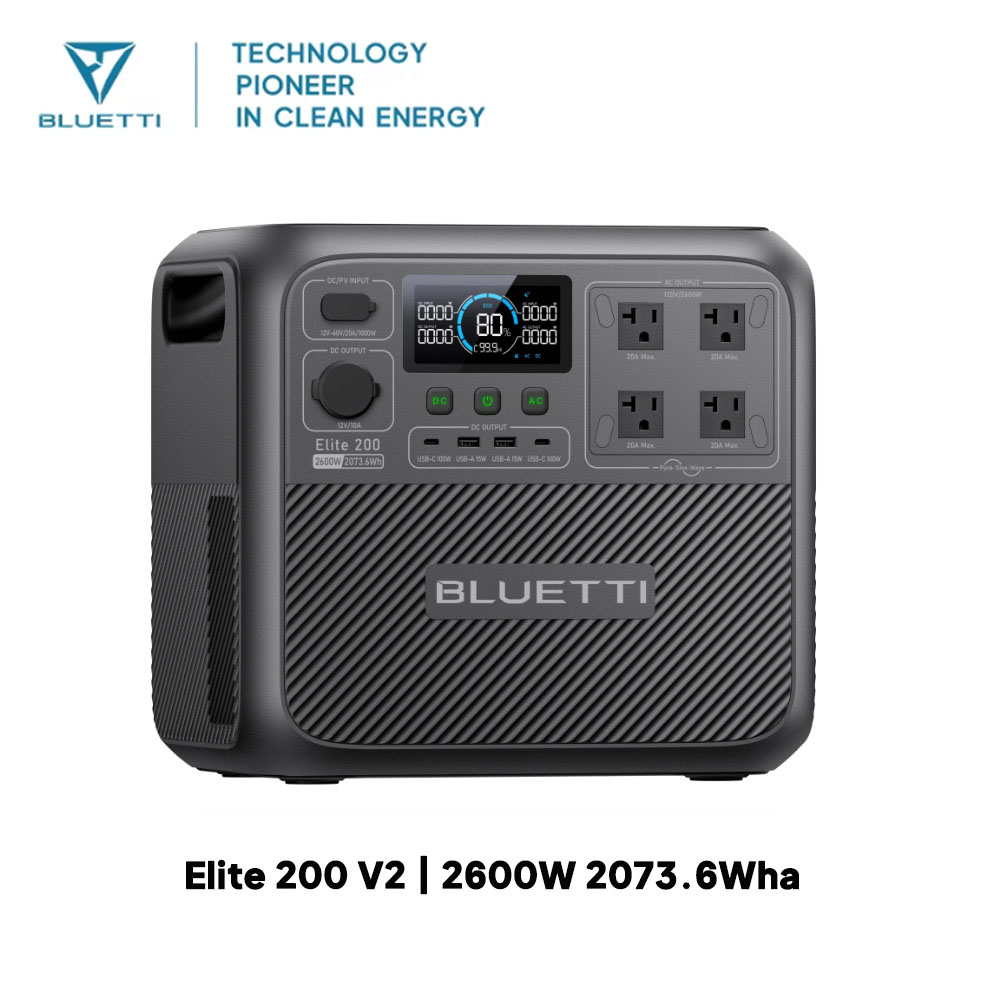 【Renew】BLUETTI Elite 200 V2 Po - Outdoor Powerwall review and price