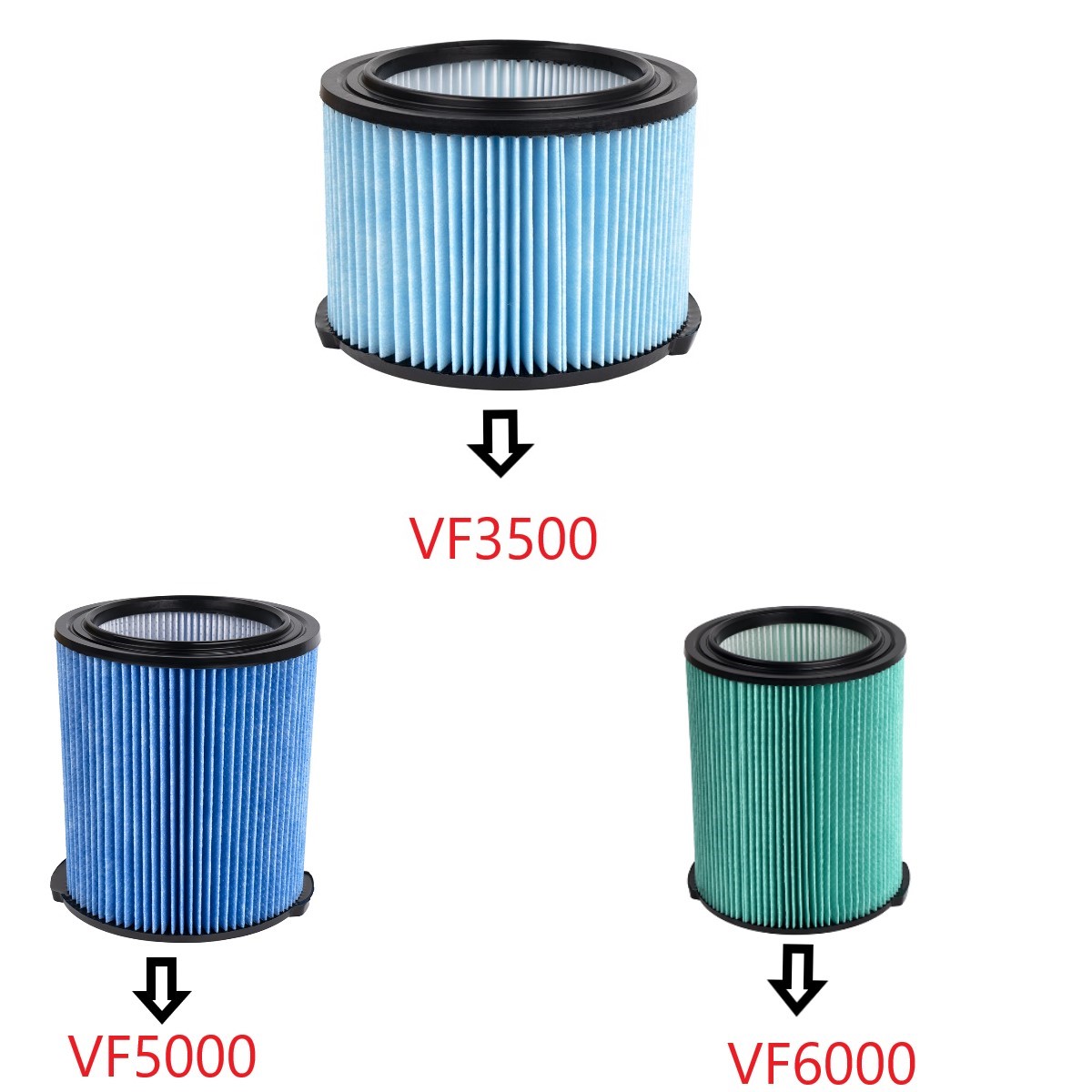 VF6000 VF5000  VF3500 Standard - Wet Dry Vacuum Shop review and price