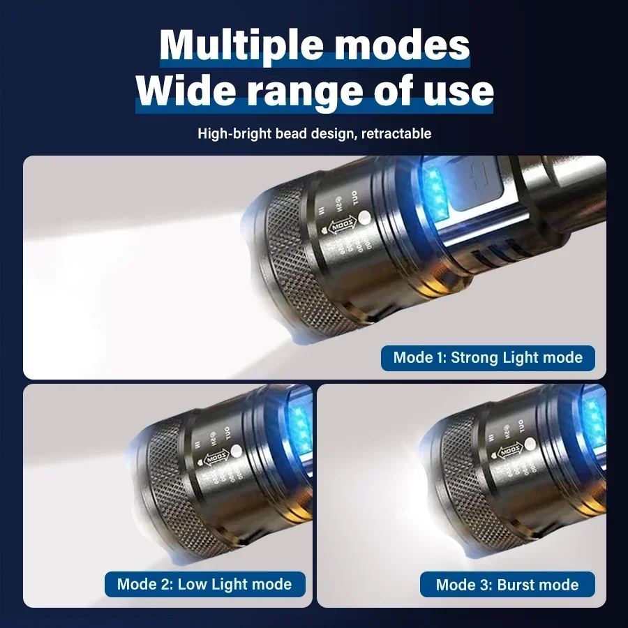 Tactical LED Flashlight 2000LM - Outdoor Powerbank review and price