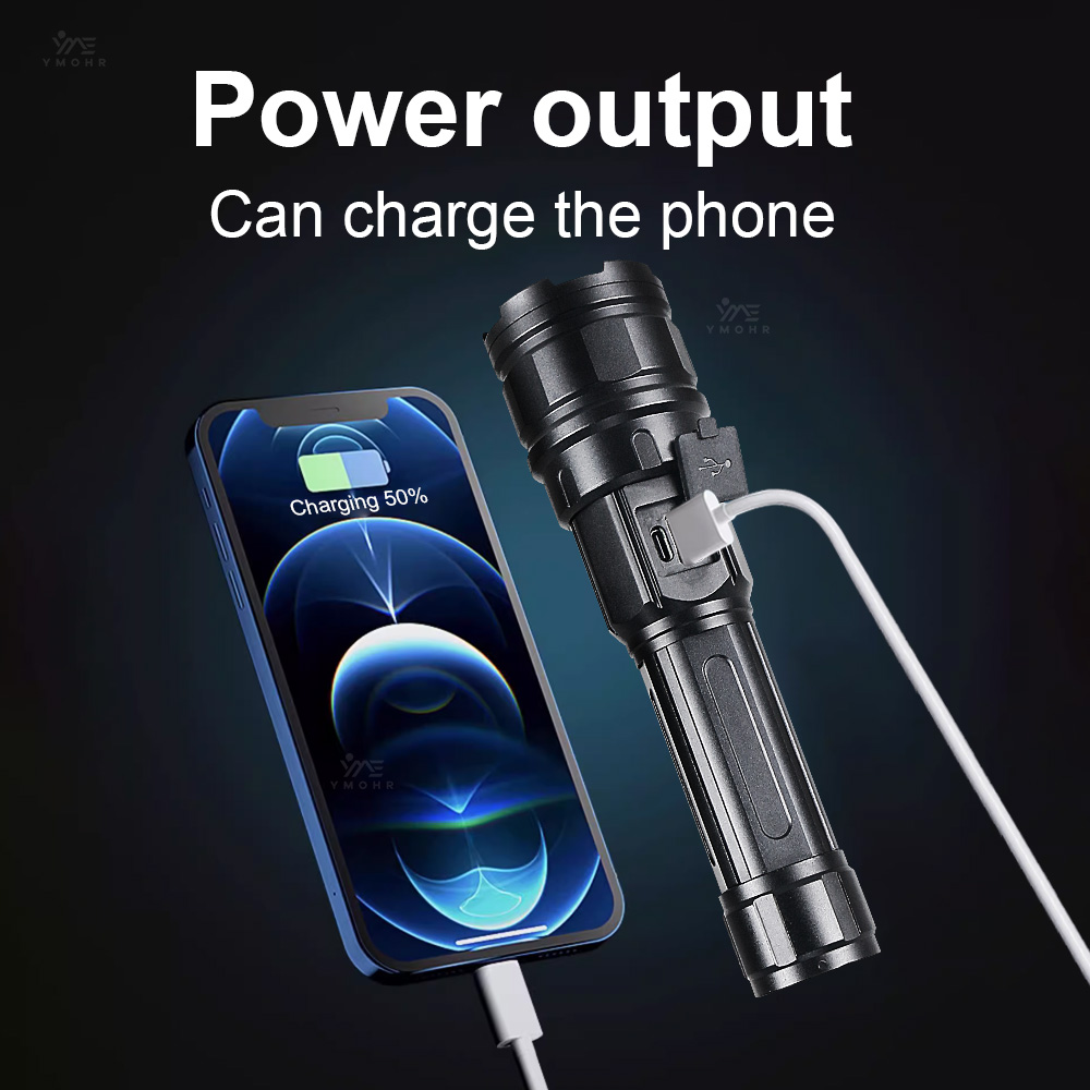 White Laser High Power Flashli - Outdoor Powerbank review and price