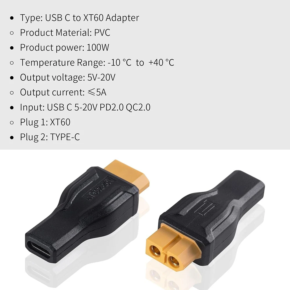 USB C to XT60 Adapter Converte - Outdoor Usb Power Adapter review and price