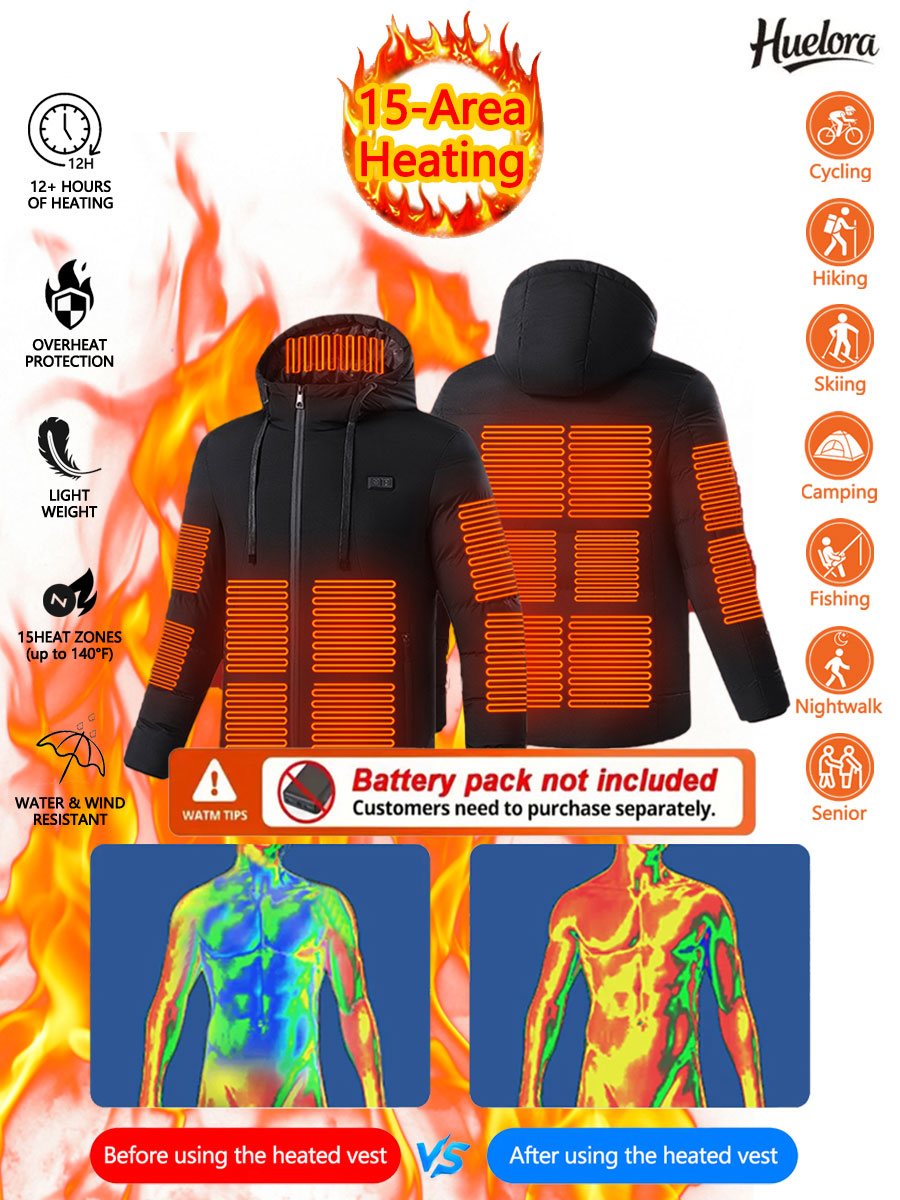 Huelora 11 Area Heated Jacket  - Outdoor Power Works review and price