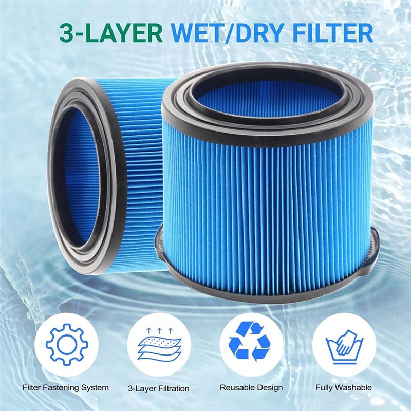 Replacement 3-Layer Wet/Dry Fi - Wet Dry Vacuum Shop review and price