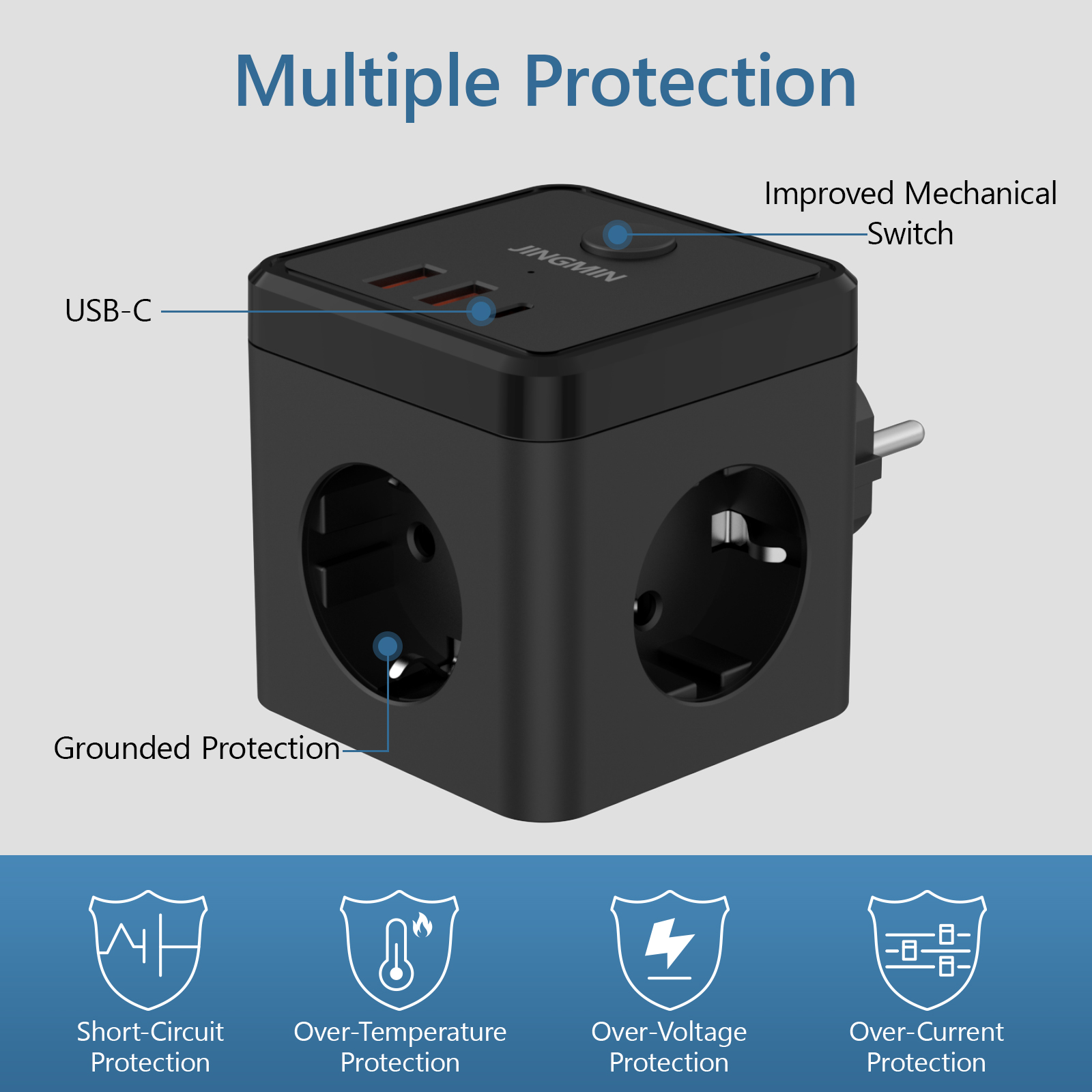 Wall Socket Extender with Swit - Outdoor Usb Power Adapter review and price