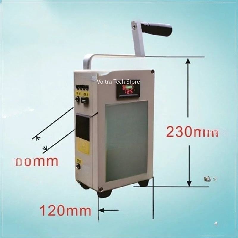 Hand Crank Generator Mobile Ph - Outdoor Powerbank review and price